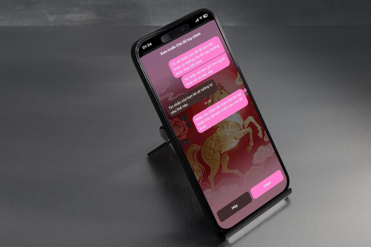 Những điều bạn cần lưu ý khi thay đổi chủ đề tết trên Messenger