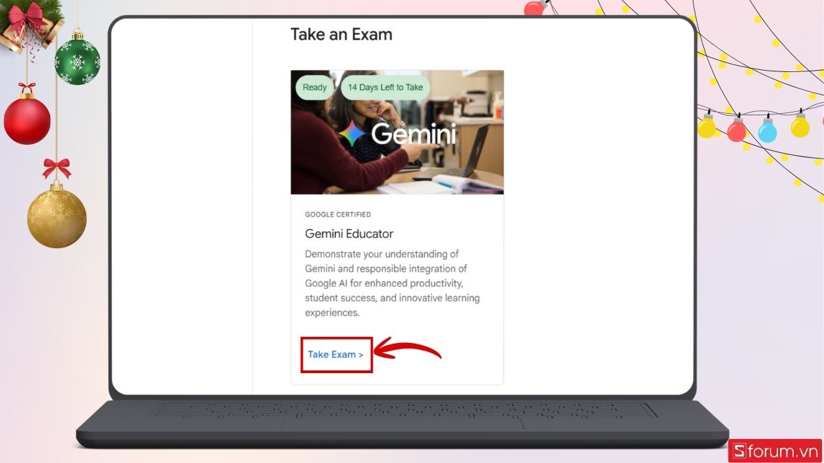 Quay trở lại trang chính để bắt đầu làm bài kiểm tra