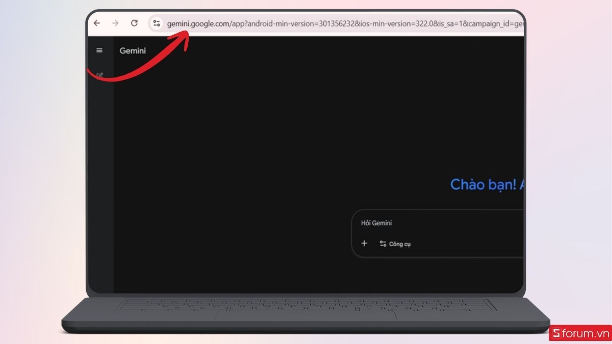 Truy cập vào trang web Gemini Nano Banana Pro