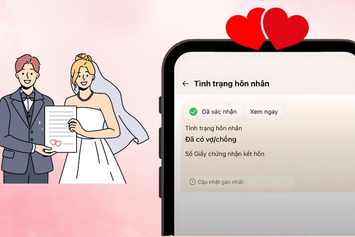Điều kiện khi tích hợp tình trạng hôn nhân trên VNeID