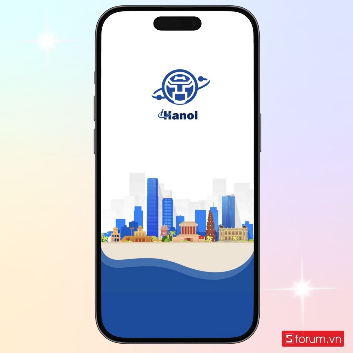 Truy cập ứng dụng iHanoi
