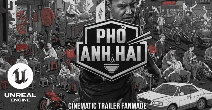 Cộng đồng bấn loạn trước trailer fanmade đỉnh cao bằng Unreal Engine 5 của Tiệm Thở Của Anh Hai Cộng đồng bấn loạn trước trailer fanmade đỉnh cao bằng Unreal Engine 5 của Tiệm Thở Của Anh Hai