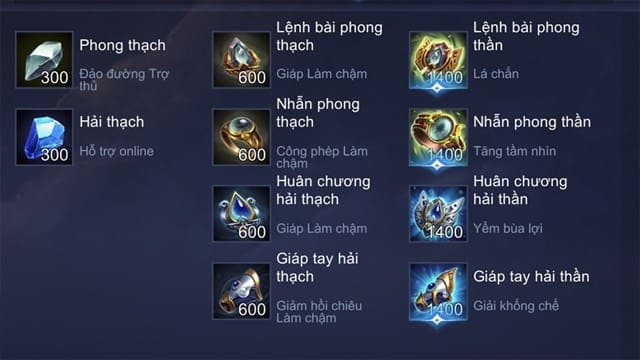 Trang bị Liên Quân Nguyên Lực bị xóa