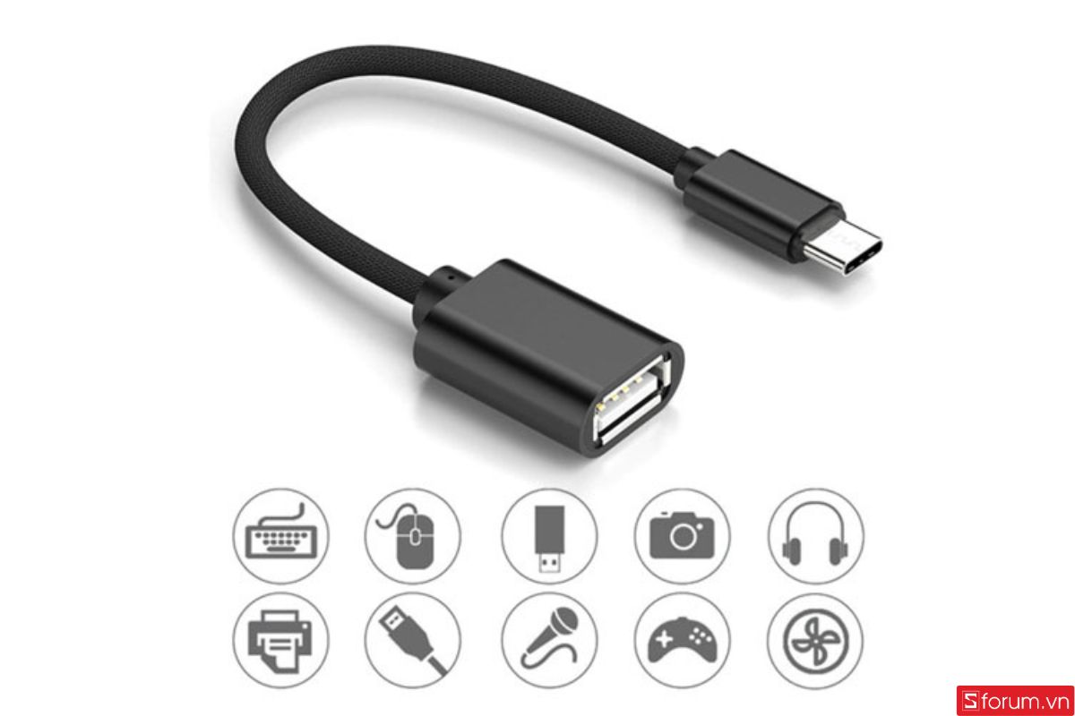 USB OTG Micro USB sang USB Type-A