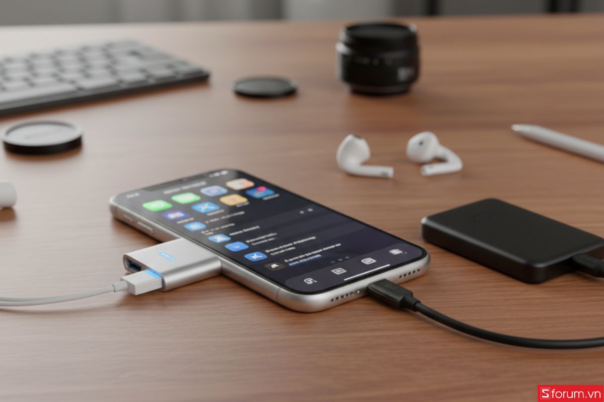 Thực hiện các thao tác cần thiết khi kết nối 