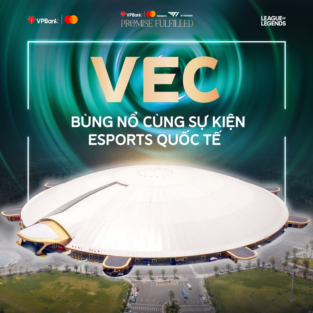 VPBank presents T1 in Vietnam: The Promise FulFilled được tổ chức như một lễ hội esports