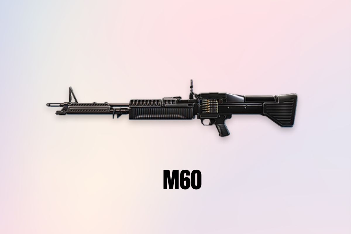 Khẩu súng máy M60 nổi bật nhờ băng đạn lớn