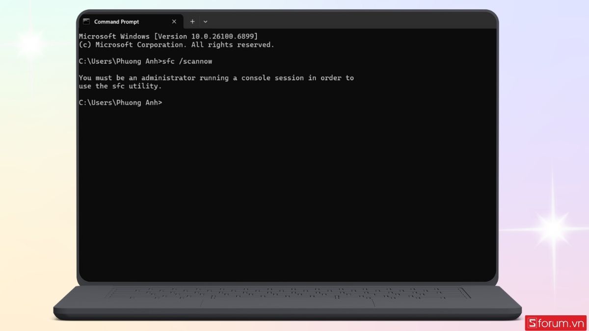 Vào chế độ An toàn bước 3+