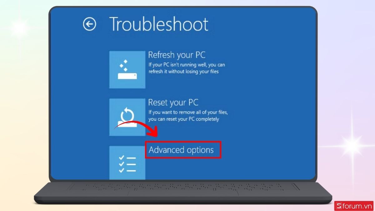 Khắc phục lỗi Win 10 nhập đúng mật khẩu nhưng không vào được bằng cách gỡ bản cập nhật bước  tiếp theo