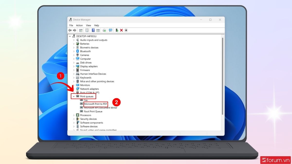 Cách sửa lỗi Win 11 không nhận máy in Canon 2900 bằng cài lại driver - bước 2