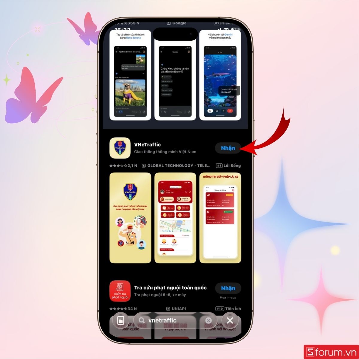 Tải ứng dụng VNeTraffic về điện thoại