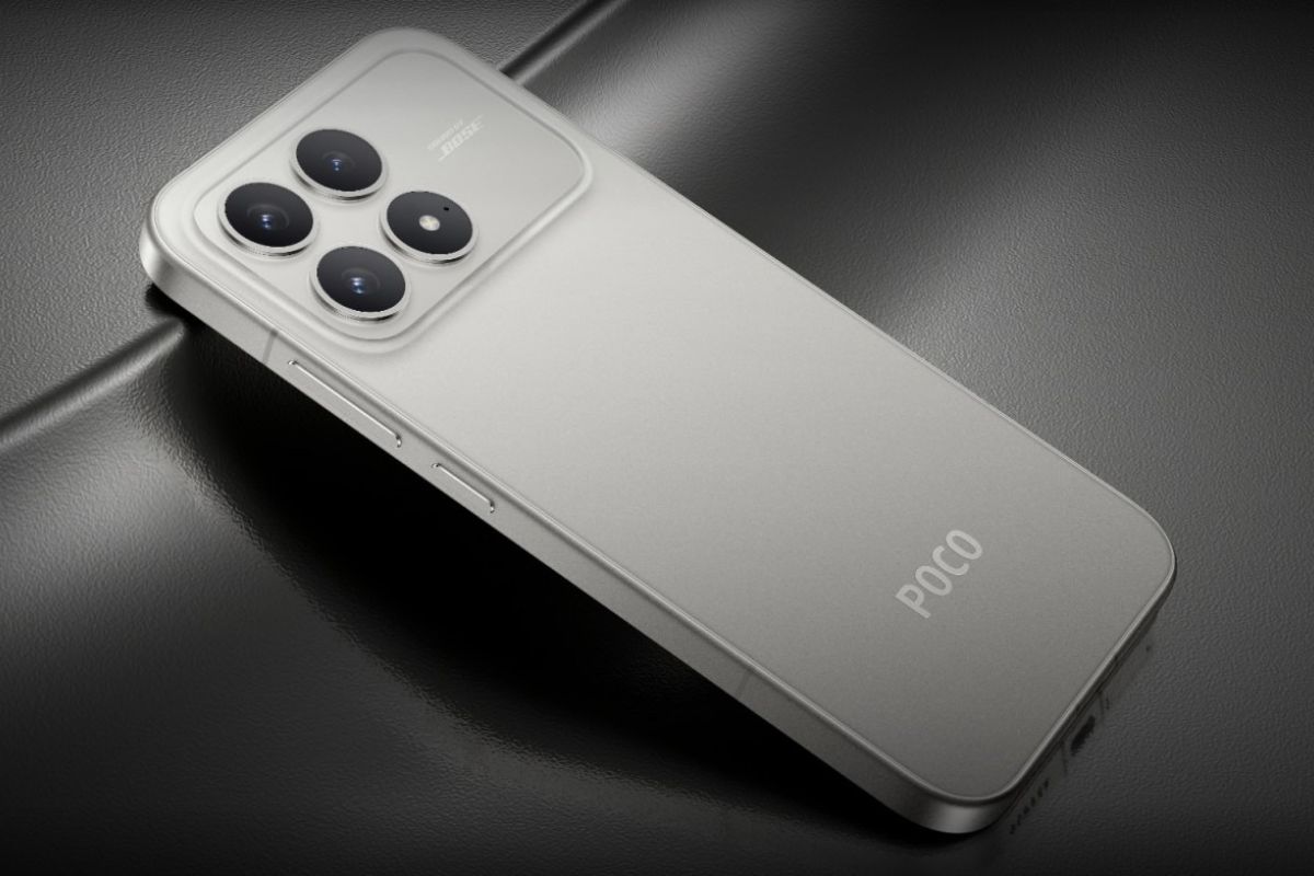 Xiaomi POCO F8 Pro màu bạc tinh tế và nhã nhặn