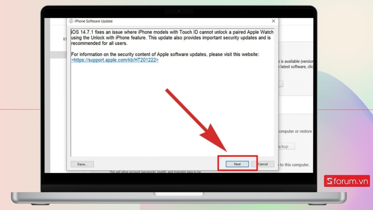 Nhấn nút Next theo hình bên trên