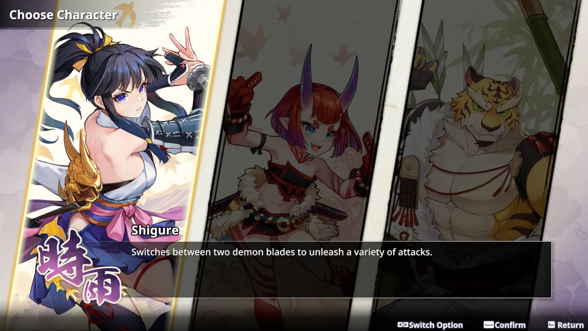 Yasha: Legends of the Demon Blade nhân vật