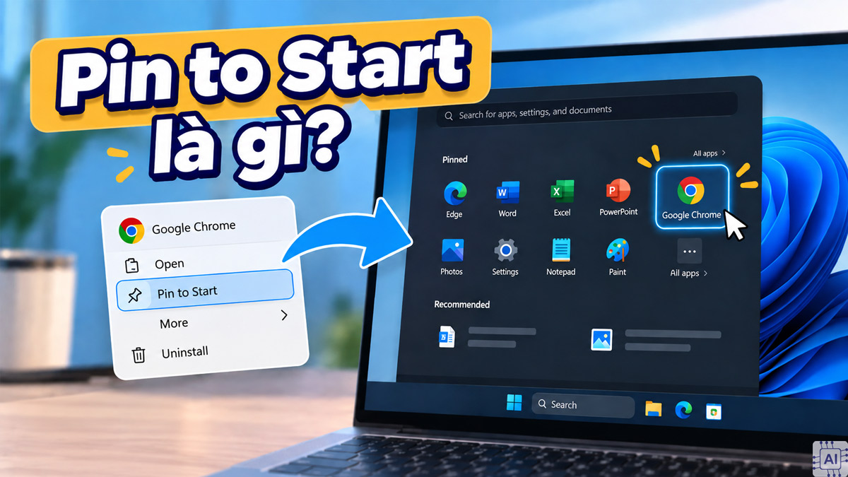 Pin to Start là gì? Hướng dẫn cách sử dụng và ghim ứng dụng
