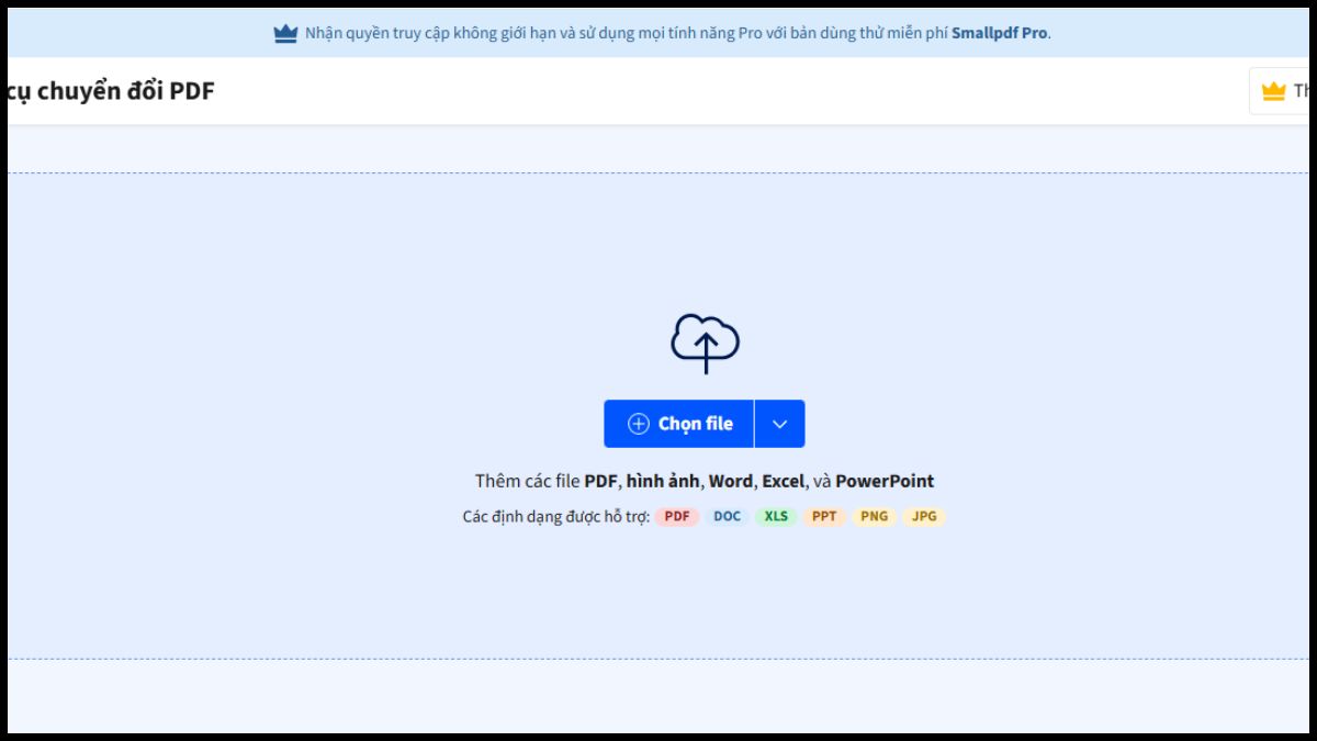 Chuyển PowerPoint sang PDF bằng công cụ trực tuyến cách 2 bước 2