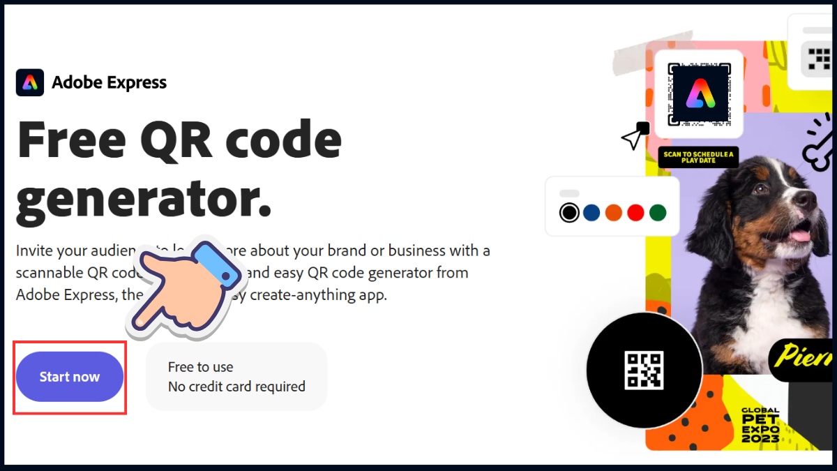 Truy cập “QR Code Maker”