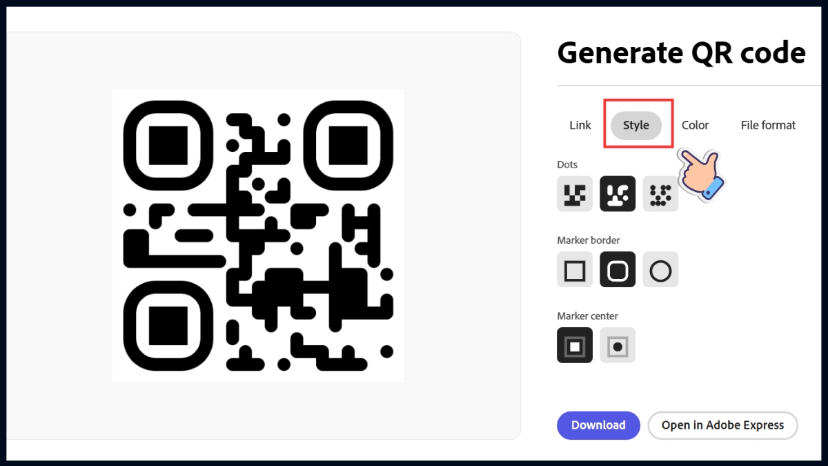 Tùy chỉnh QR Codes Adobe