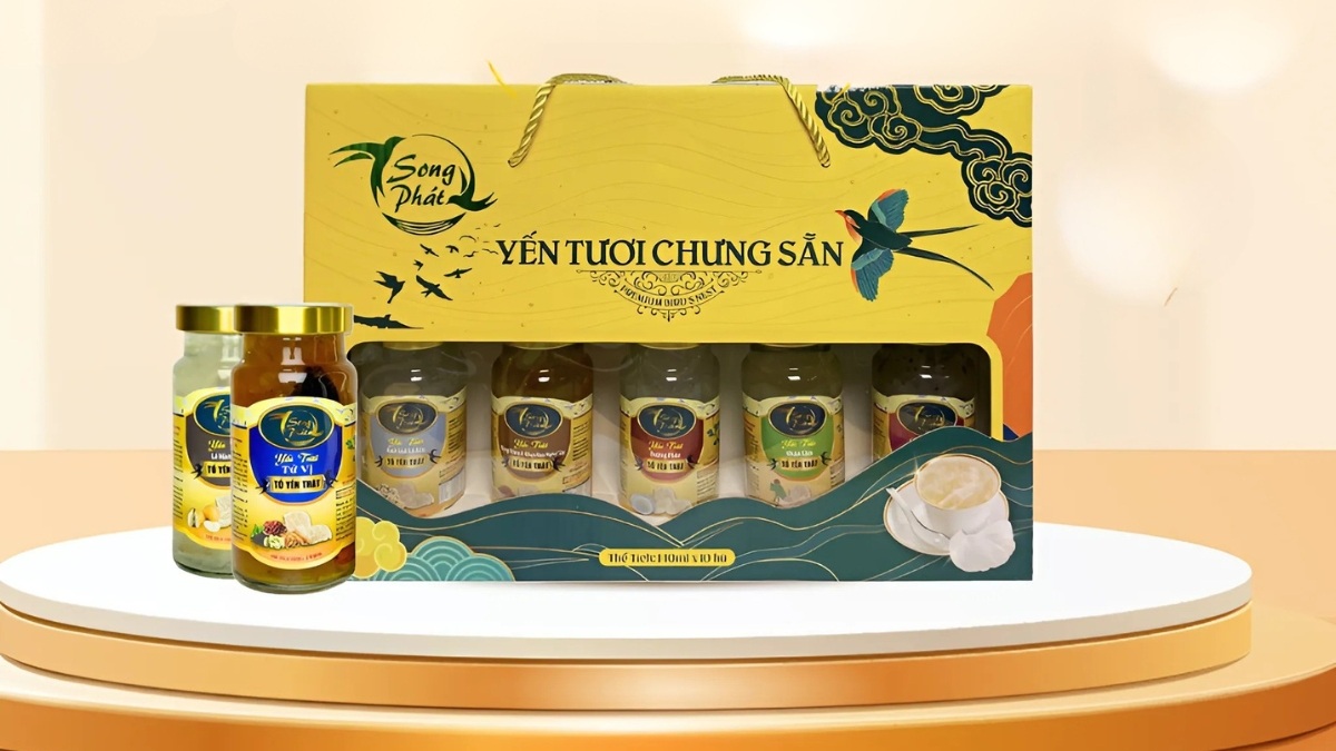 Hộp quà tết yến sang trọng, lịch sự