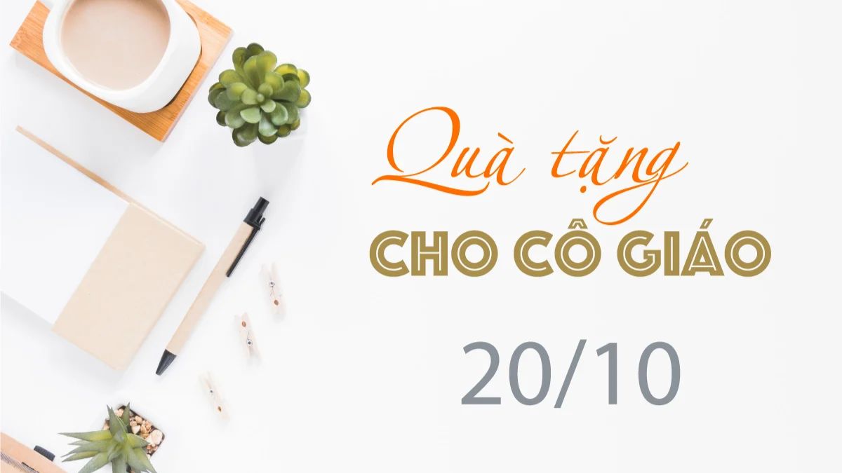 20+ Quà 20/10 cho cô giáo ý nghĩa, phù hợp từng cấp học