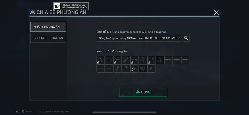 AKM Delta Force build: Phương án 9