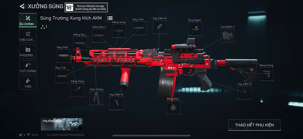 AKM Delta Force build: Phương án 3