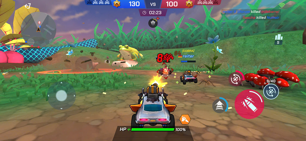 Battle Car: Bản đồ