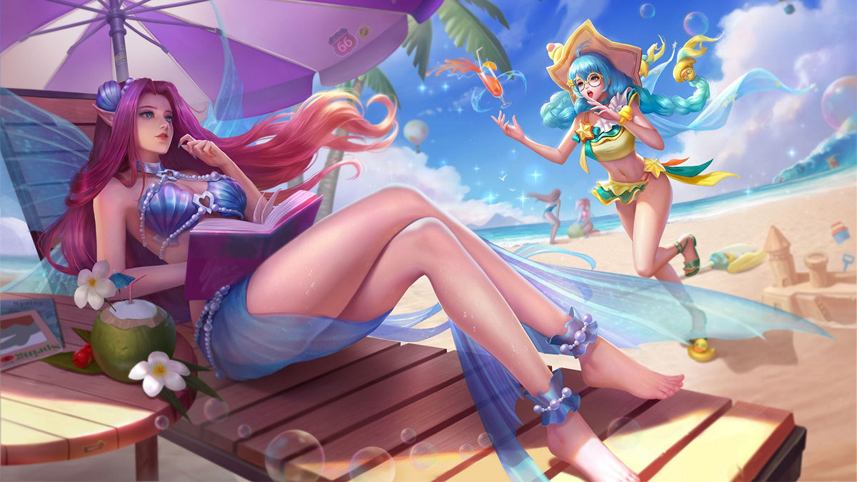 Đội hình bikini 2.0 trong Liên Quân Mobile sẵn sàng "thiêu cháy" cả mùa hè