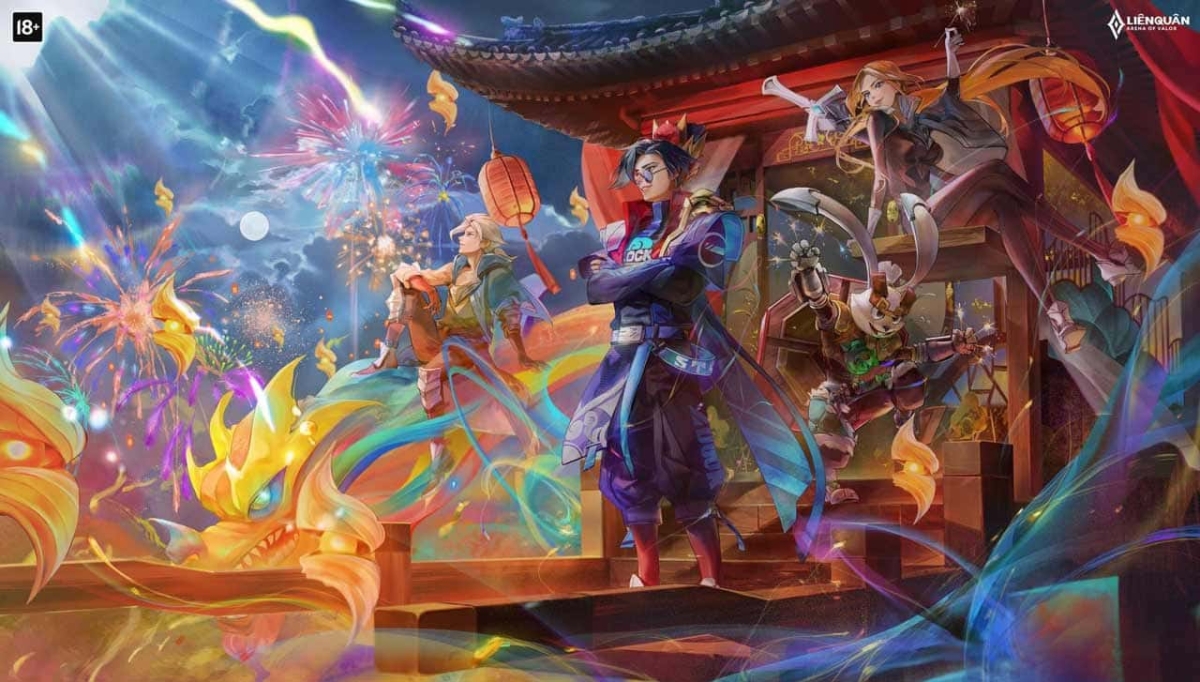 Đội hình Tết Liên Quân đỉnh nóc, kịch trần, bay phấp phới cùng dàn skin Thần Tài