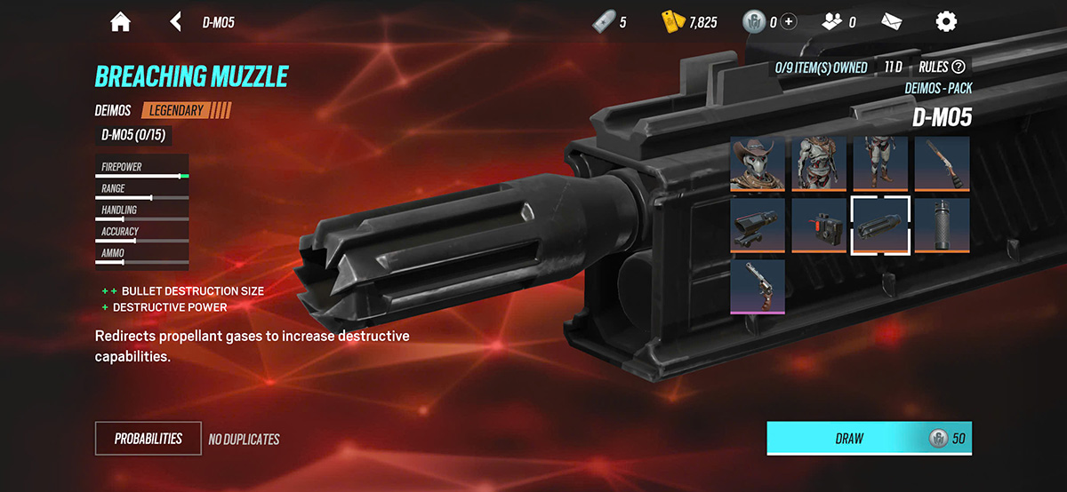 Rainbow Six Mobile: Phụ kiện