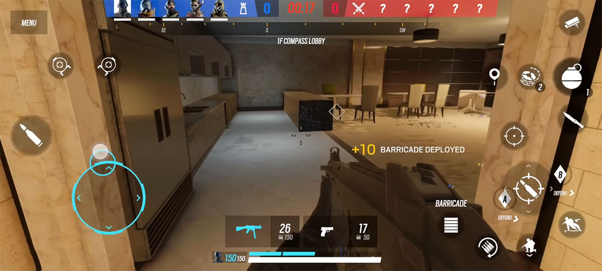 Rainbow Six Mobile: Súng