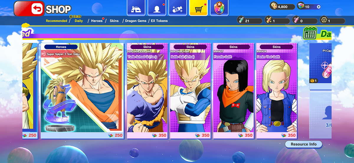 Review Dragon Ball Gekishin Squadra: Skin