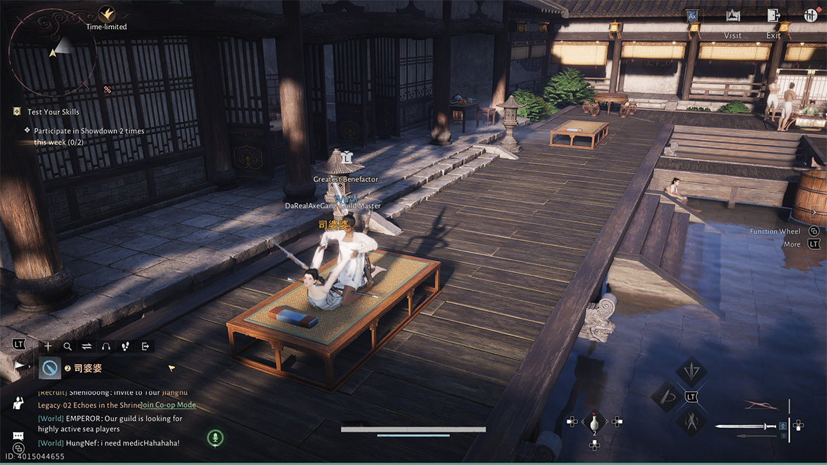 Review Where Winds Meet: Massage