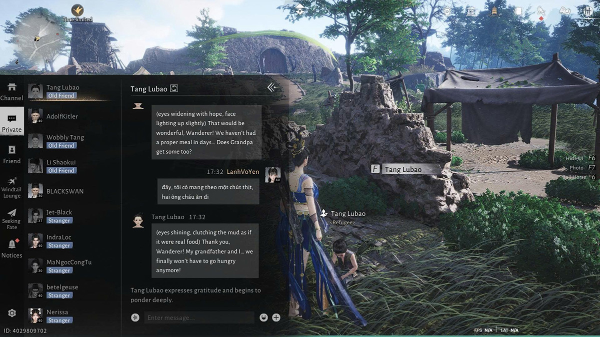 Review Where Winds Meet: Chat NPC