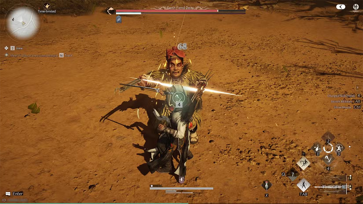 Review Where Winds Meet:  Đánh boss