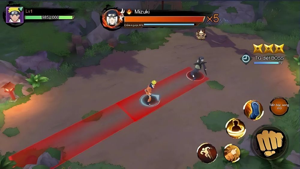 Top game Naruto mobile: Shadow Ninja Soul Reborn gamplay