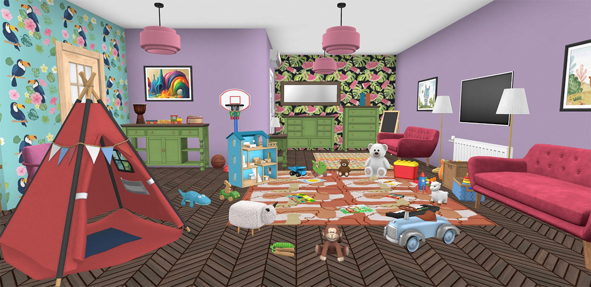Top game xây nhà mobile: House Flipper: Home Design gameplay