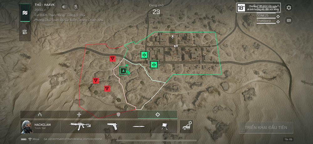 Warfare Delta Force Gameplay: Công và thủ
