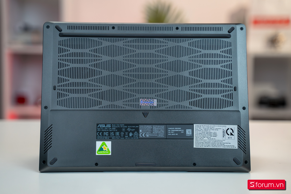 Đánh Giá ASUS TUF Gaming A14 2025: Hệ thống tản nhiệt mát mẻ và êm ái
