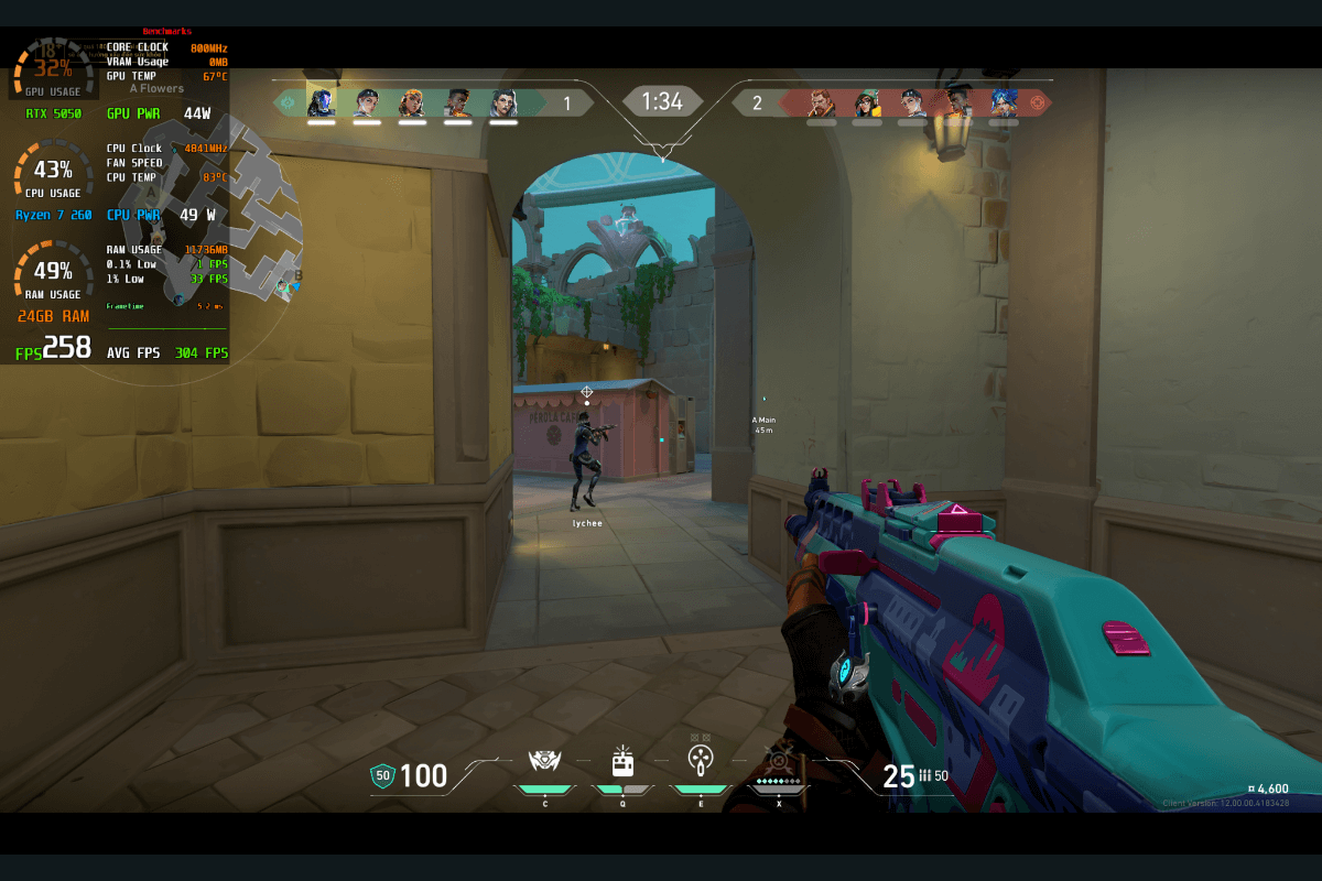 Đánh giá hiệu năng Lenovo Legion 5 2025: Trải nghiệm Valorant