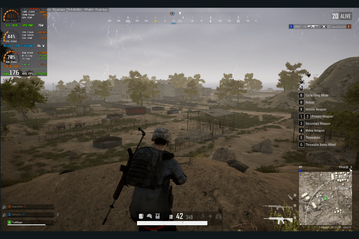 Đánh giá hiệu năng Lenovo Legion 5 2025: Trải nghiệm PUBG