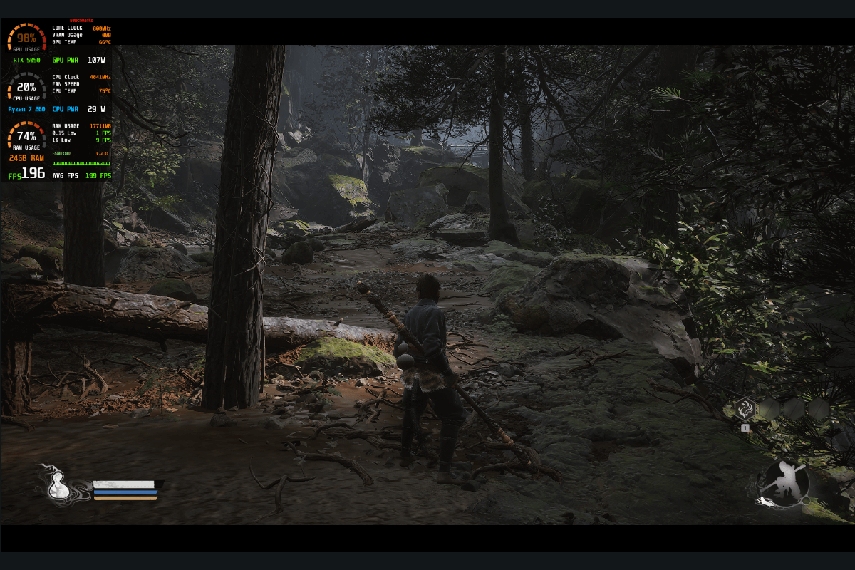 Đánh giá hiệu năng Lenovo Legion 5 2025: Trải nghiệm Black Myth Wukong