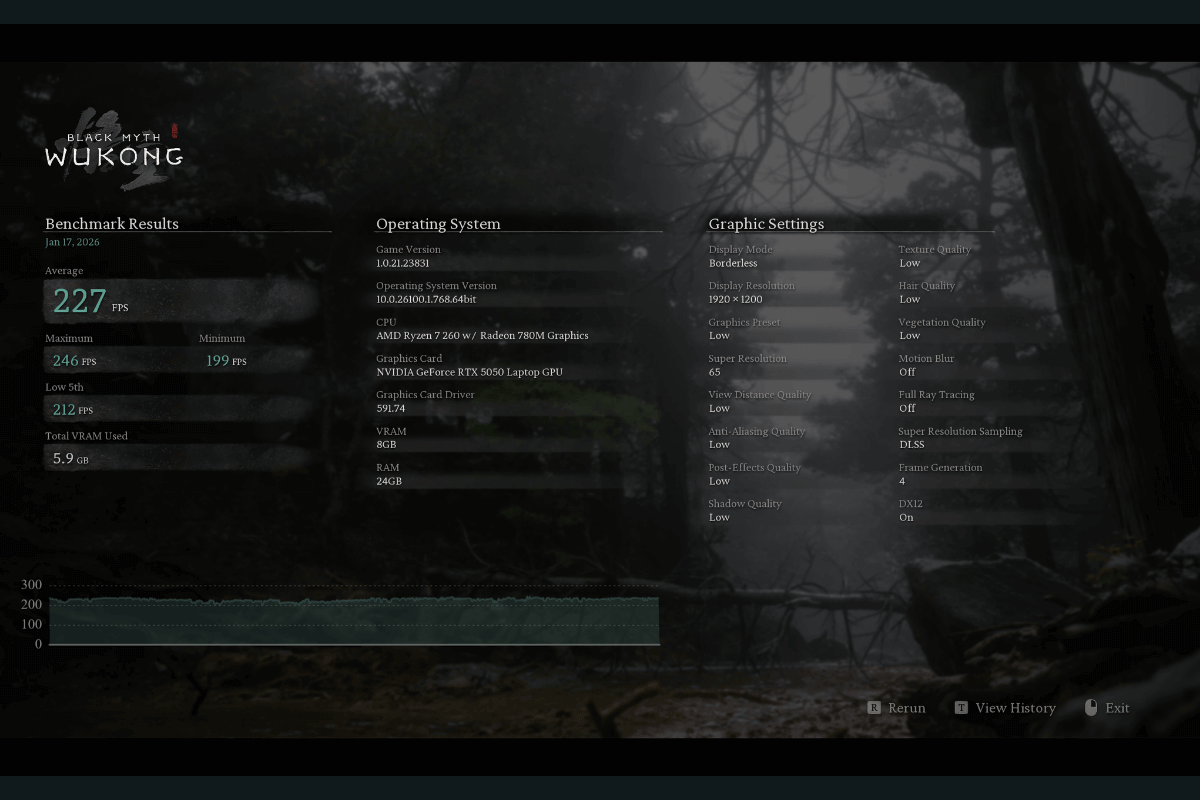 Đánh giá hiệu năng Lenovo Legion 5 2025: Trải nghiệm Black Myth Wukong