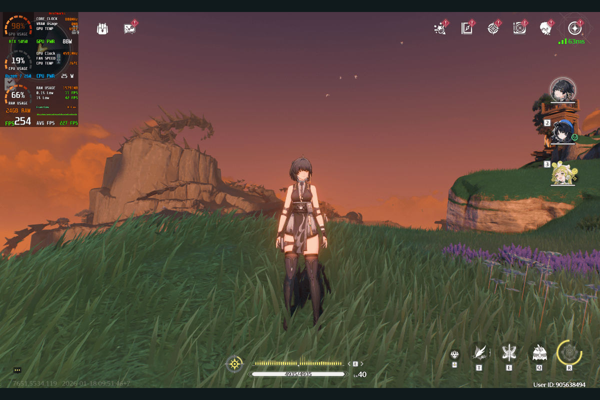 Đánh giá hiệu năng Lenovo Legion 5 2025: Trải nghiệm Wuthering Waves