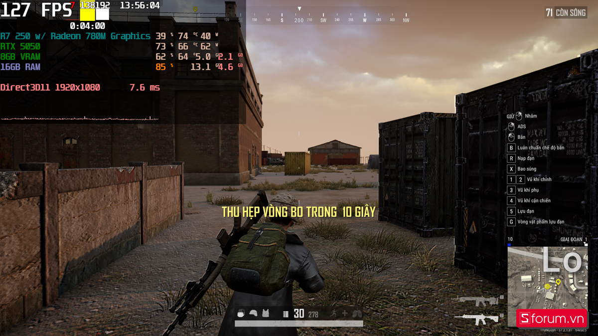 Đánh giá hiệu năng Lenovo LOQ 15AHP10 2025: Hiệu năng chơi game thực tế