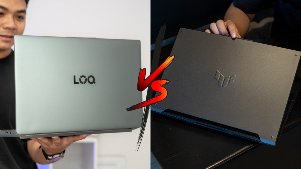 So sánh Lenovo LOQ 15IAX9E và ASUS TUF Gaming F16: Màn hình chuẩn màu hay Không gian hiển thị rộng?