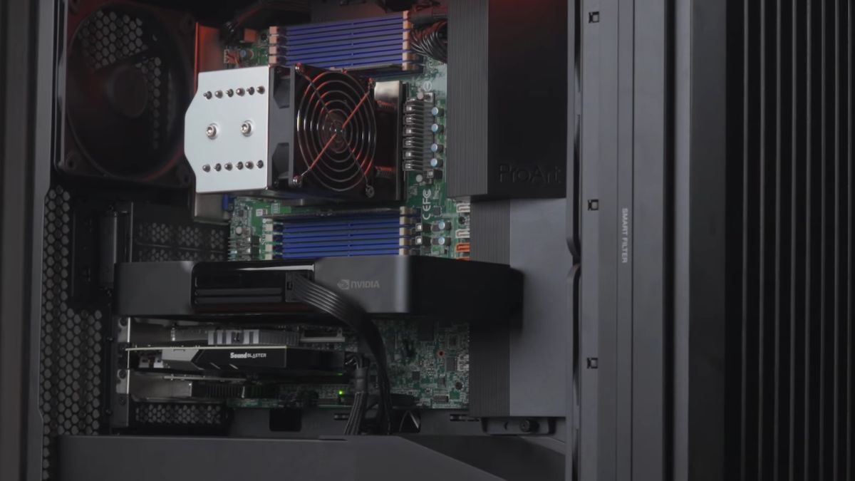 Cấu hình PC sử dụng RTX Pro 6000 Workstation