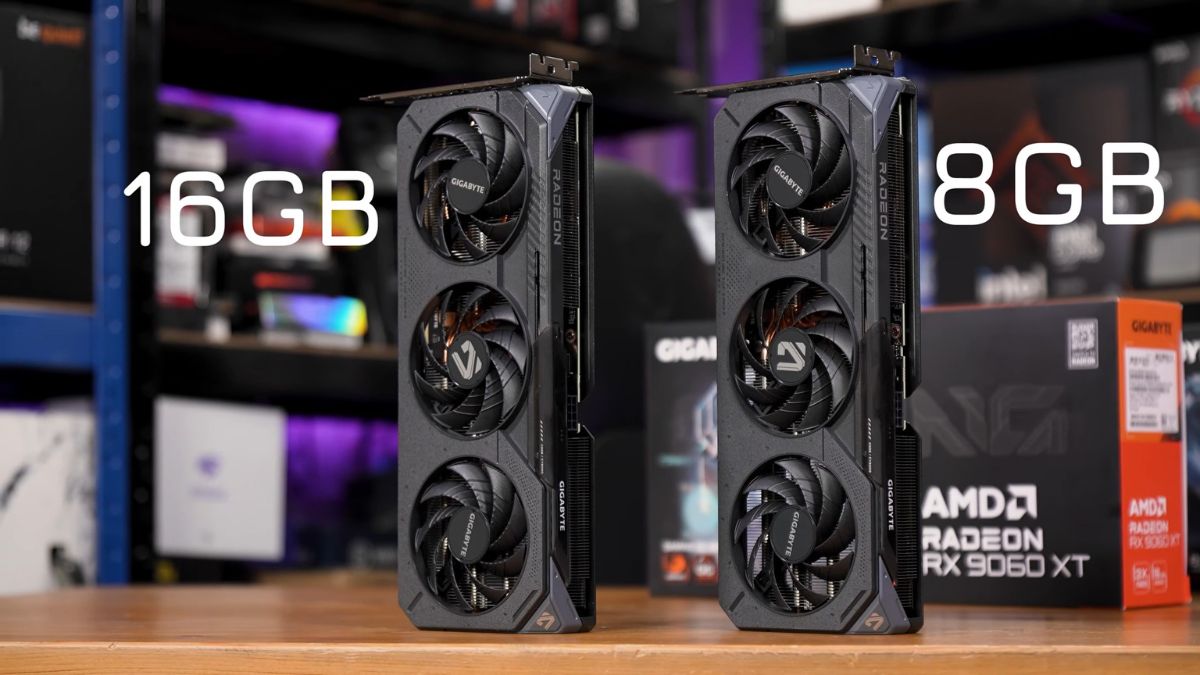 Hai phiên bản VRAM trên RX 9060 XT