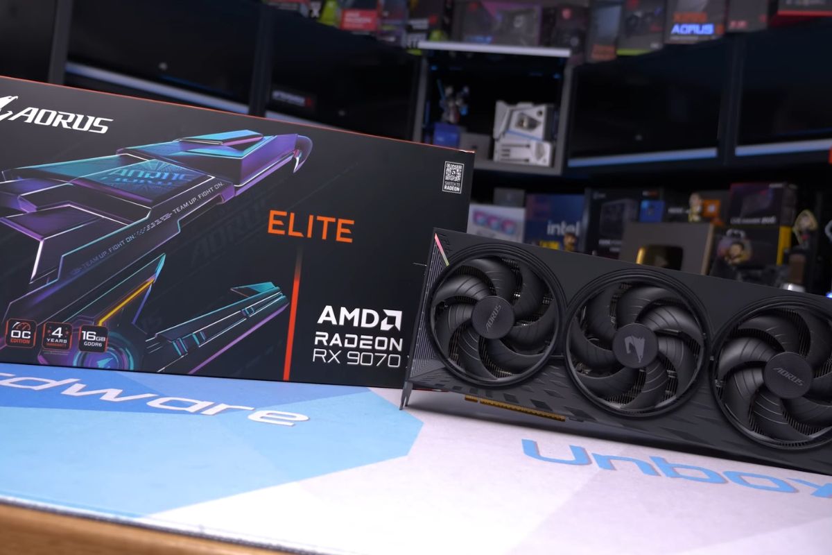 RX 9070XT phiên bản Gigabyte AORUS Elite