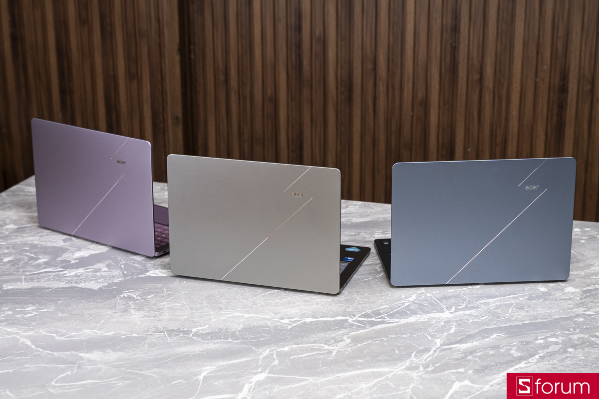 Acer Swift Air 14 có thiết kế mỏng nhẹ